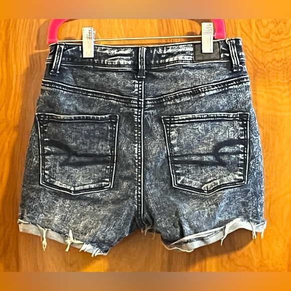 American Eagle Denim Shorts Size 0 - Picture 7 of 13